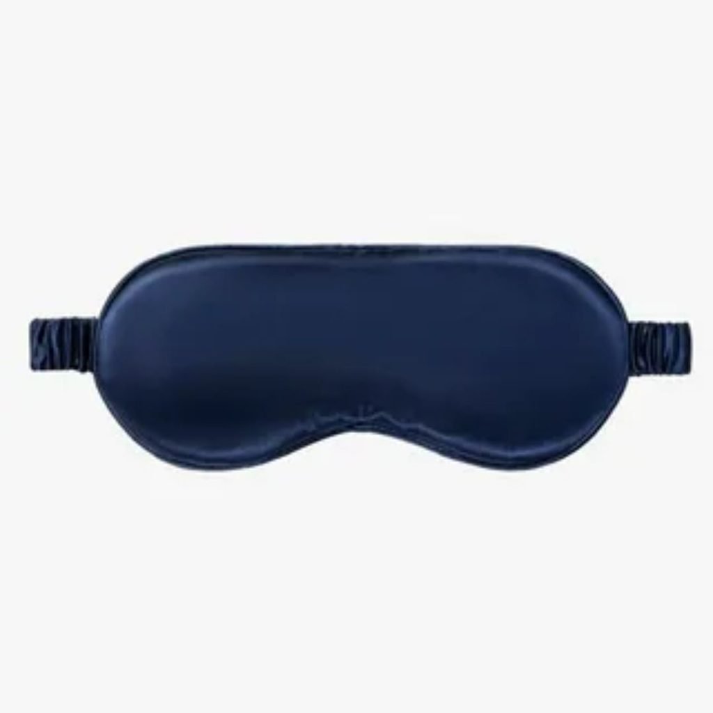 Travel sleep accessories including an inflatable neck pillow and eye mask