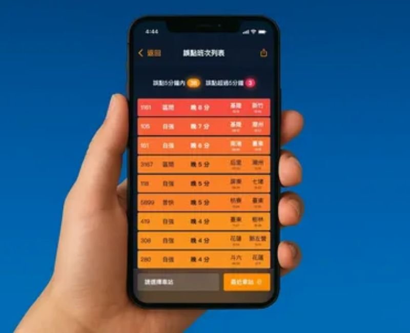 Person booking train ticket online using laptop and mobile app