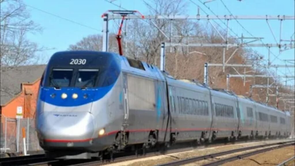 Amtrak Acela high-speed train operating on the Northeast Corridor route
