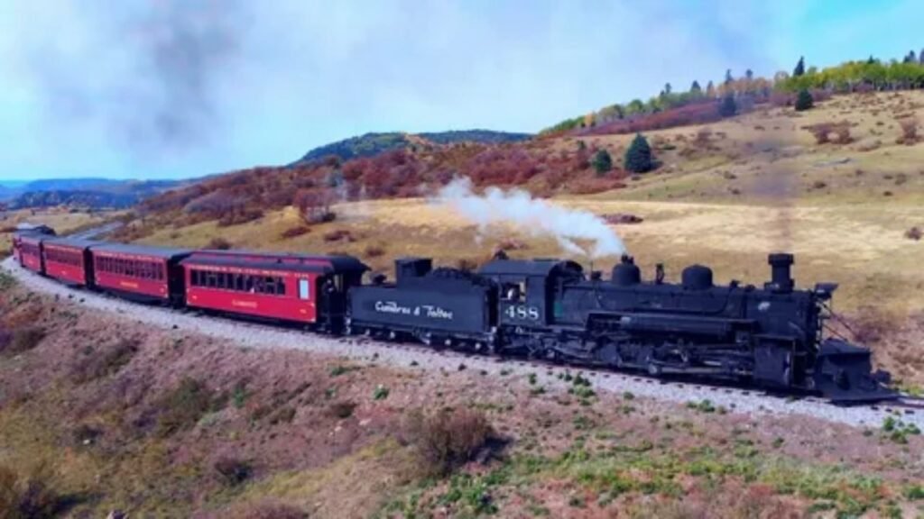 Amtrak Silver Meteor train traveling along the East Coast scenic rail route